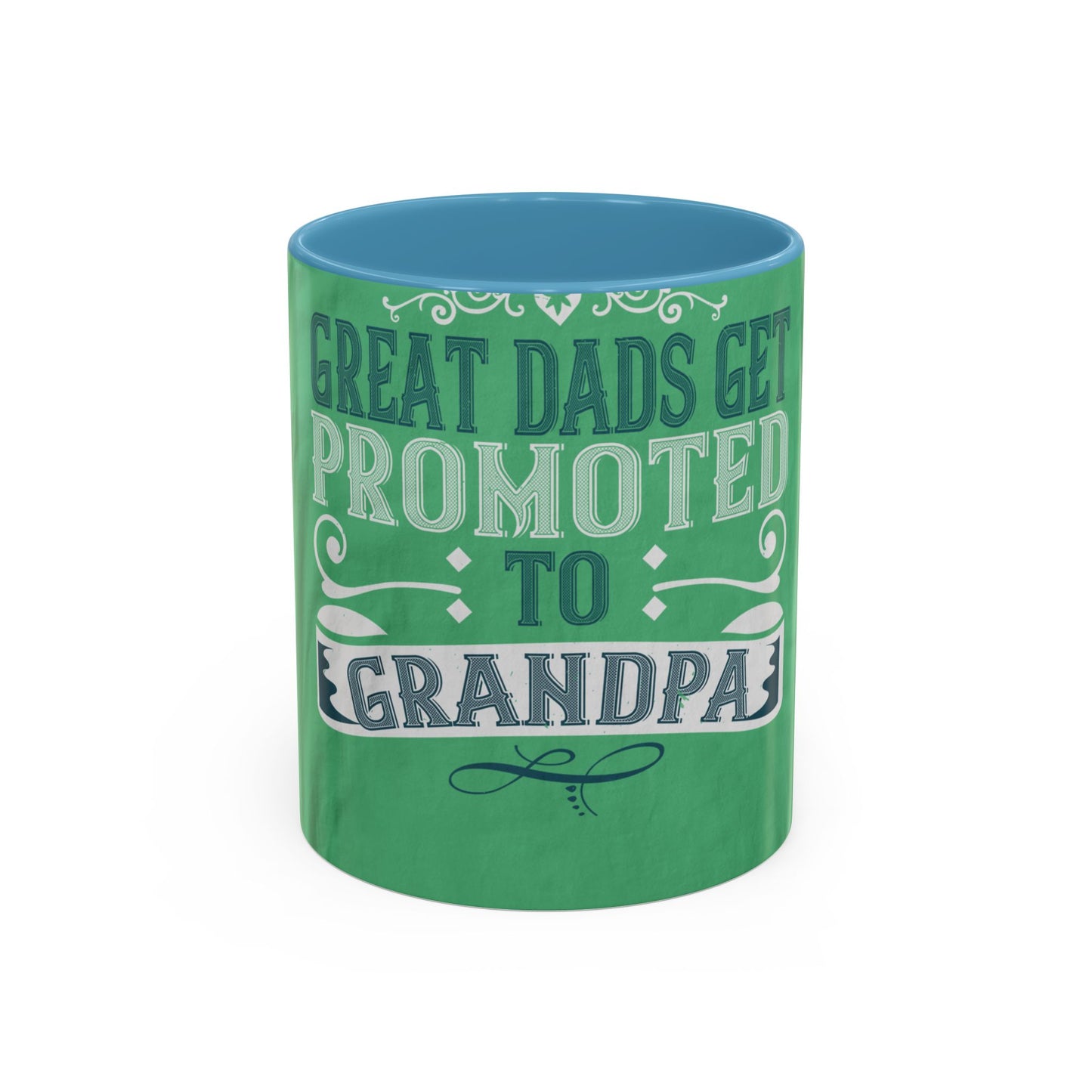 Great dads get promoted to grandpa-02 — Accent Mug 11/15oz