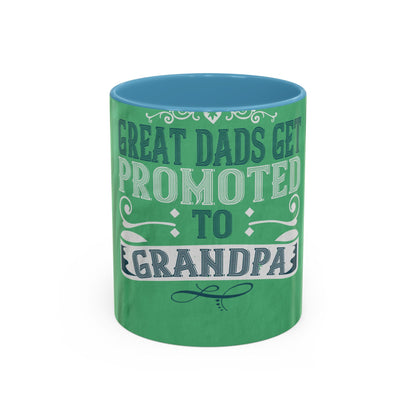 Great dads get promoted to grandpa-02 — Accent Mug 11/15oz