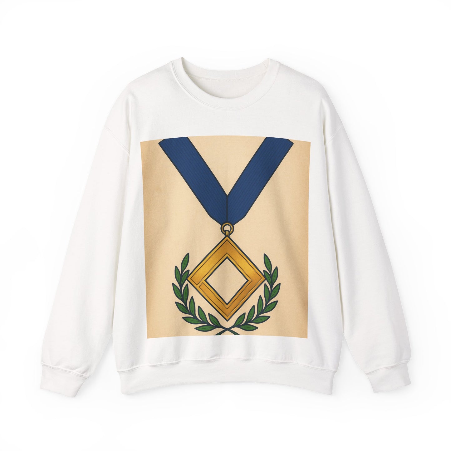 Worshipful master jewel Square — Unisex Heavy Blend Crewneck (G18000)