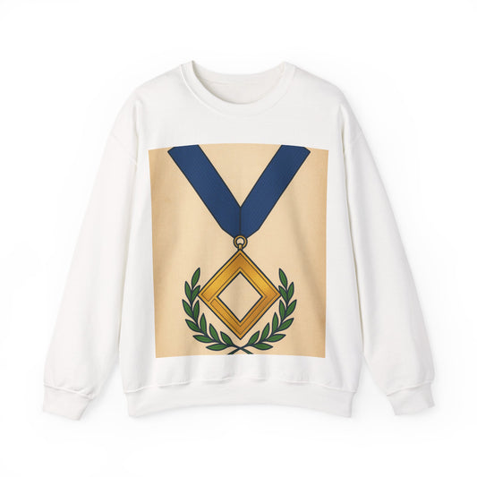 Worshipful master jewel Square — Unisex Heavy Blend Crewneck (G18000)