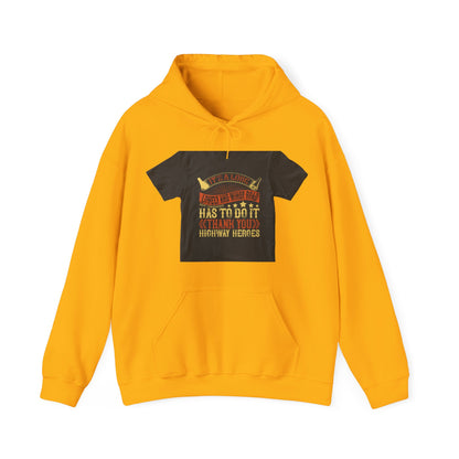 ItΓÇÖs a long, lonely and windy road (2) — Unisex Heavy Blend Hoodie (G18500)