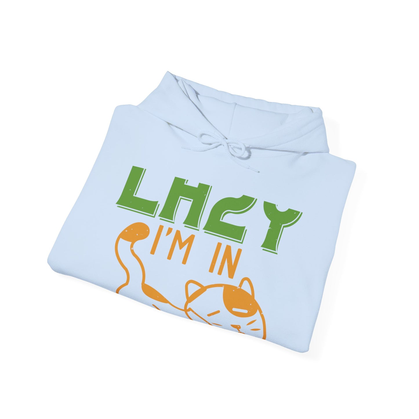 iΓÇÖm not lazy iΓÇÖm in quarantine-01 — Unisex Heavy Blend Hoodie (G18500)