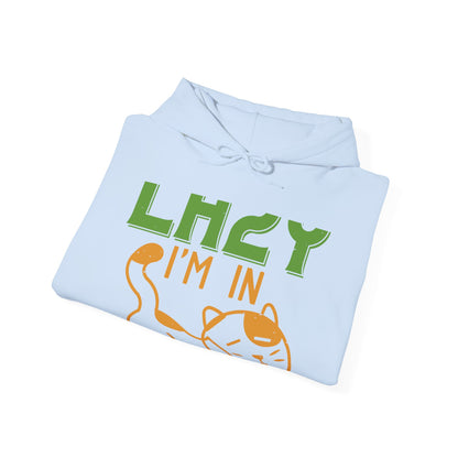iΓÇÖm not lazy iΓÇÖm in quarantine-01 — Unisex Heavy Blend Hoodie (G18500)