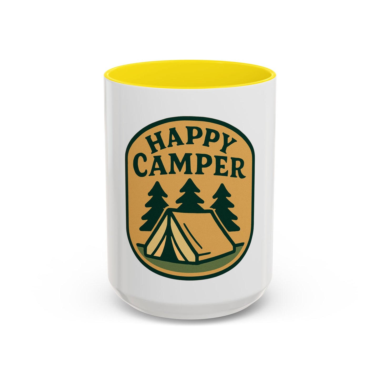Happy Camper Coffee Mug - Fun Camping Gift, Outdoor Lover's Mug, Adventure Coffee Cup, Holiday Gift, Camping Decor