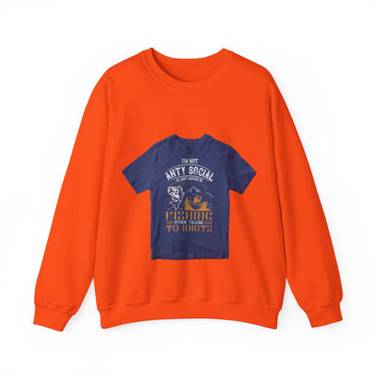 im not ANTY SOCIAL — Unisex Heavy Blend Crewneck (G18000)