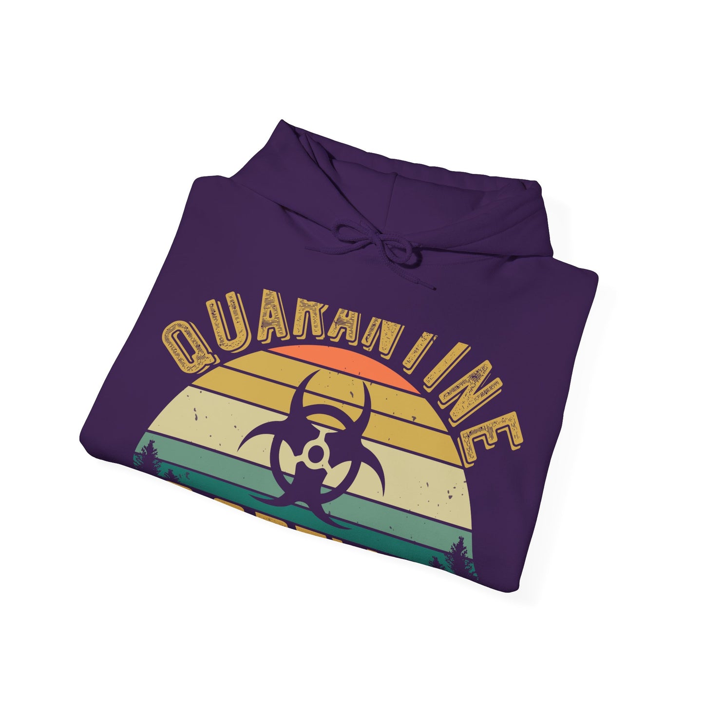 i think quarantine is spelled camping-01 — Unisex Heavy Blend Hoodie (G18500)