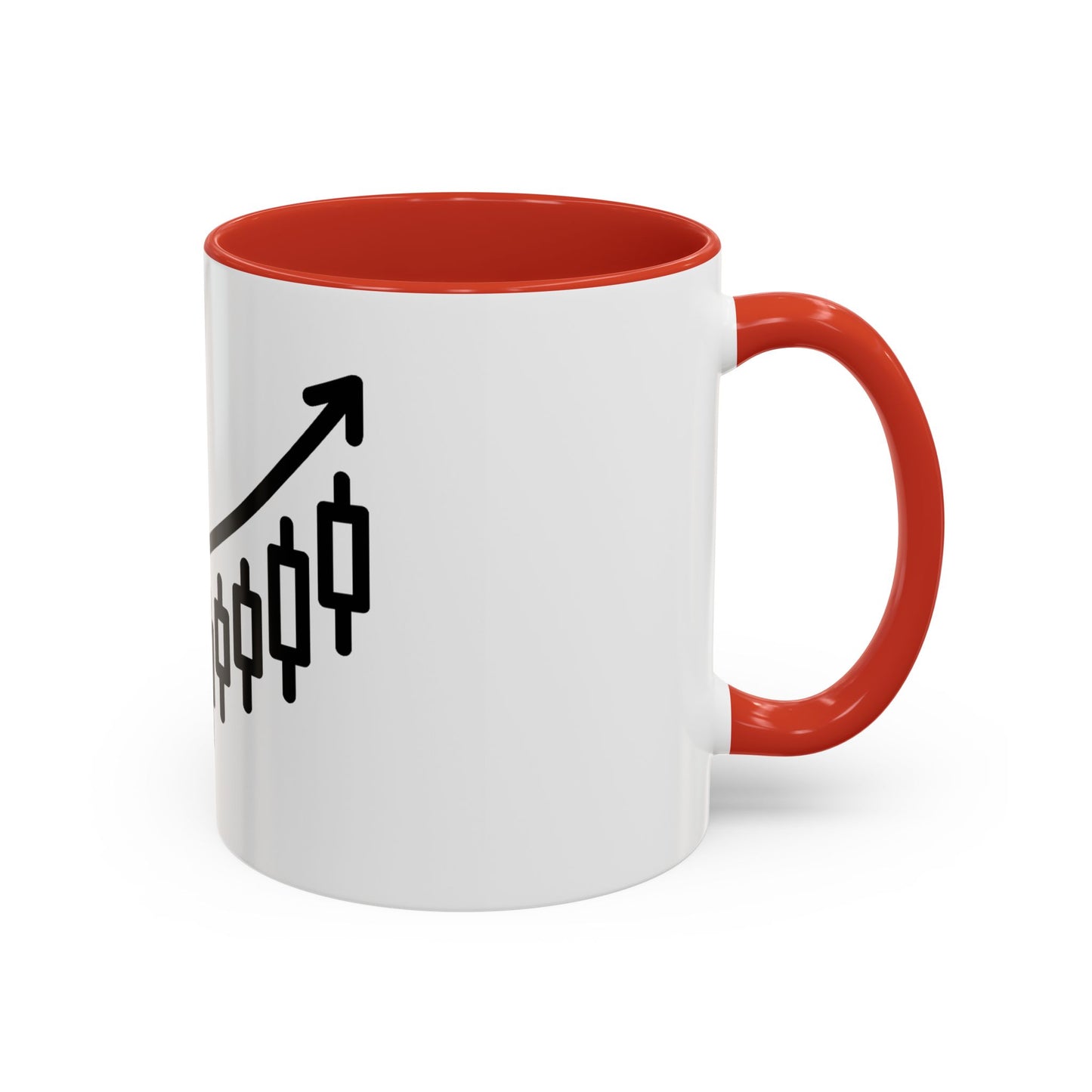 Stock Market Heartbeat Accent Coffee Mug (11, 15oz), Financial Market Trader Gift, Wall Street Investor Mug, Stock Market