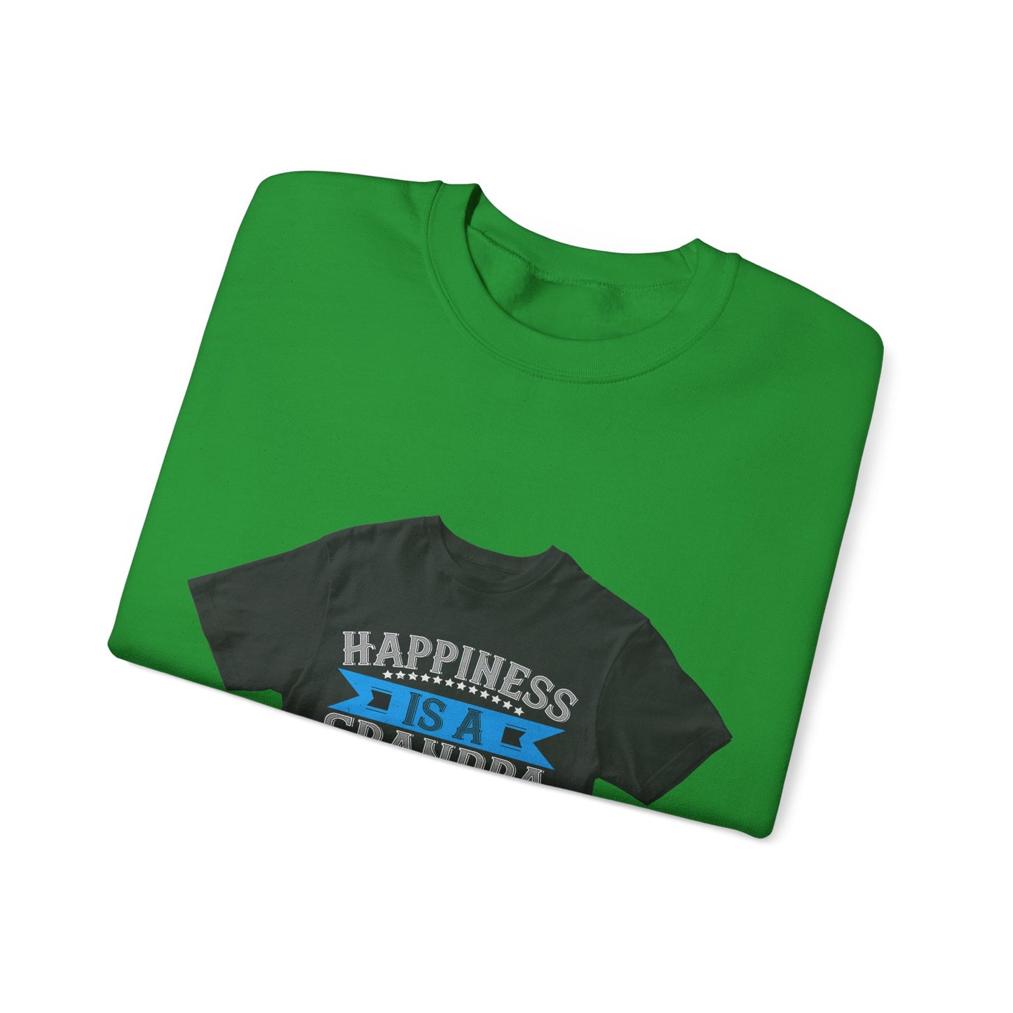 Happiness is a grandpa hug-02 — Unisex Heavy Blend Crewneck (G18000)