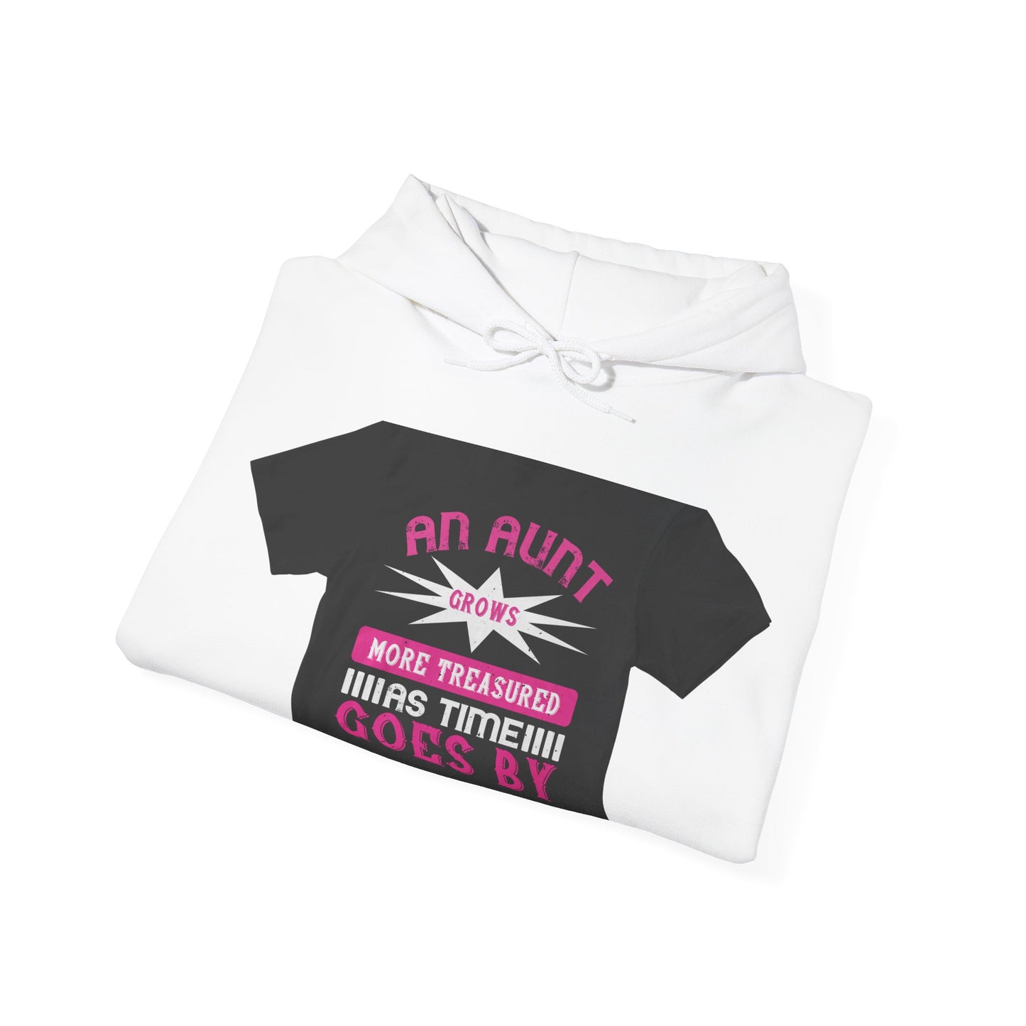 An aunt grows more treasured as time goes by — Unisex Heavy Blend Hoodie (G18500)