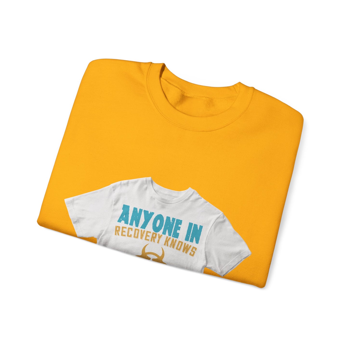 Anyone in recovery knows that isolation is the biggest enemy — Unisex Heavy Blend Crewneck (G18000)