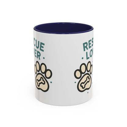 Rescue Lover Coffee Mug, Pet Owner Gift, Animal Rescue Merchandise, Dog Lover Cup, Rescue Pet Appreciation