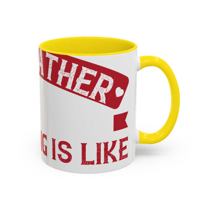 My grandfather always said that living is like licking honey off a thorn-01 — Accent Mug 11/15oz