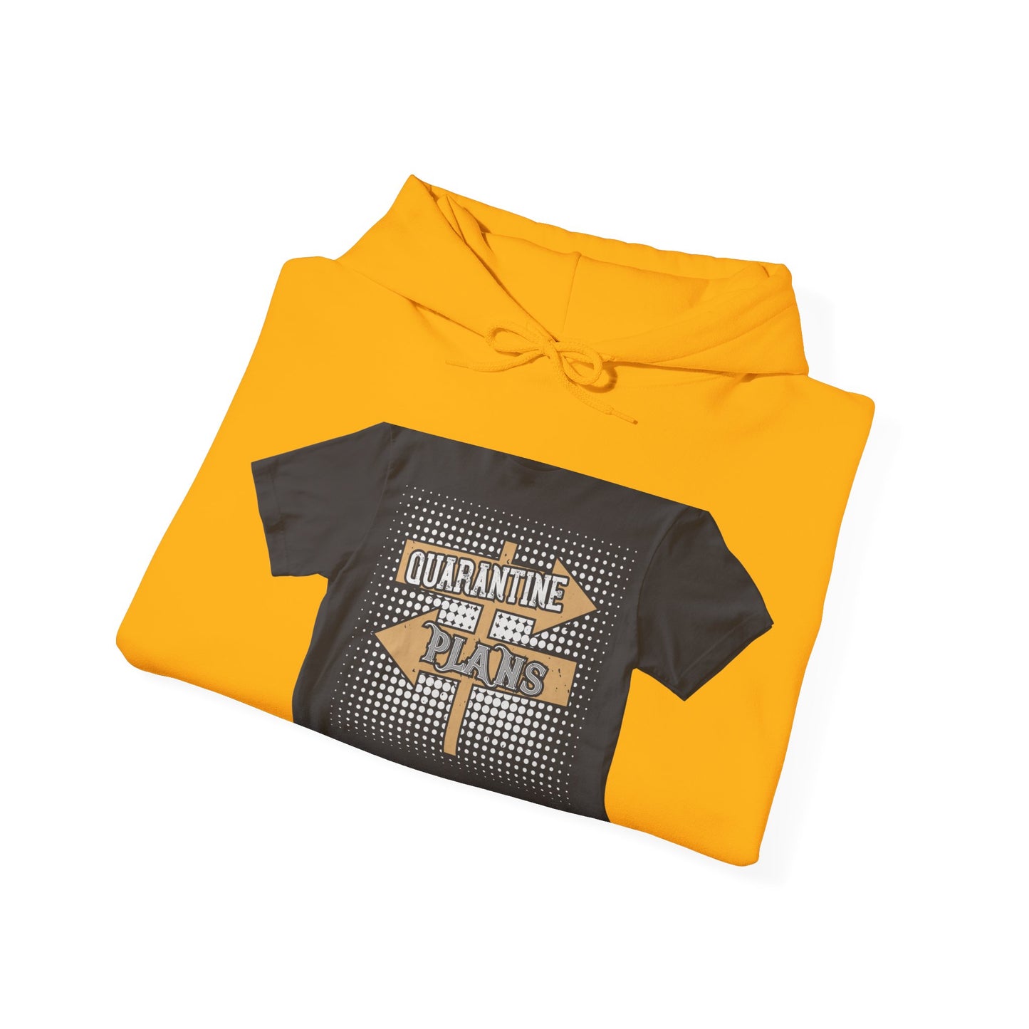 quarantine plans — Unisex Heavy Blend Hoodie (G18500)