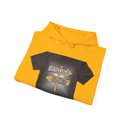 quarantine plans — Unisex Heavy Blend Hoodie (G18500)