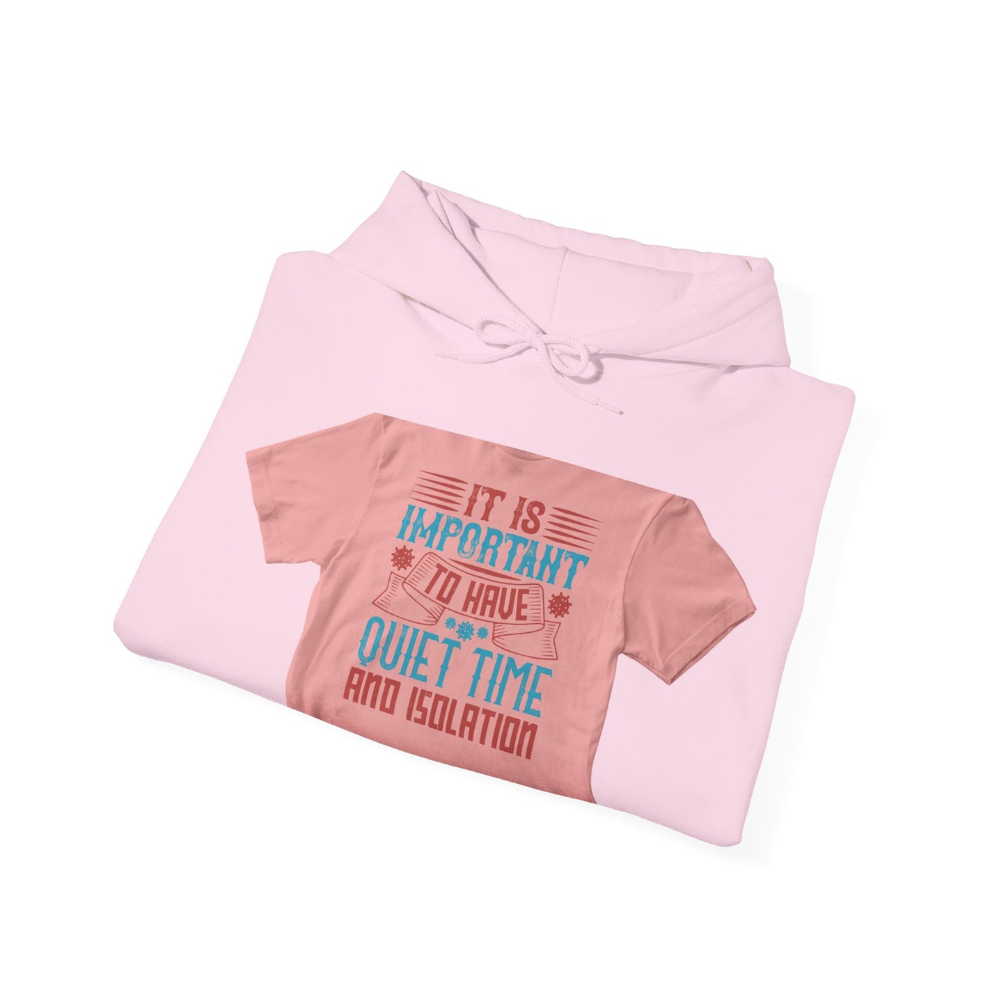 Isolation offered its own form of companionship — Unisex Heavy Blend Hoodie (G18500)