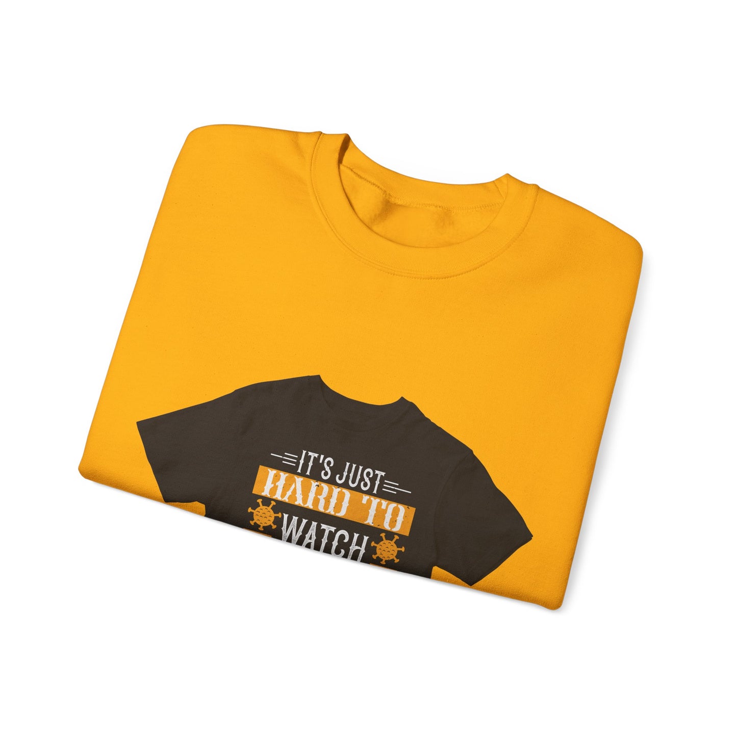 It's just hard to watch isolation basketball — Unisex Heavy Blend Crewneck (G18000)