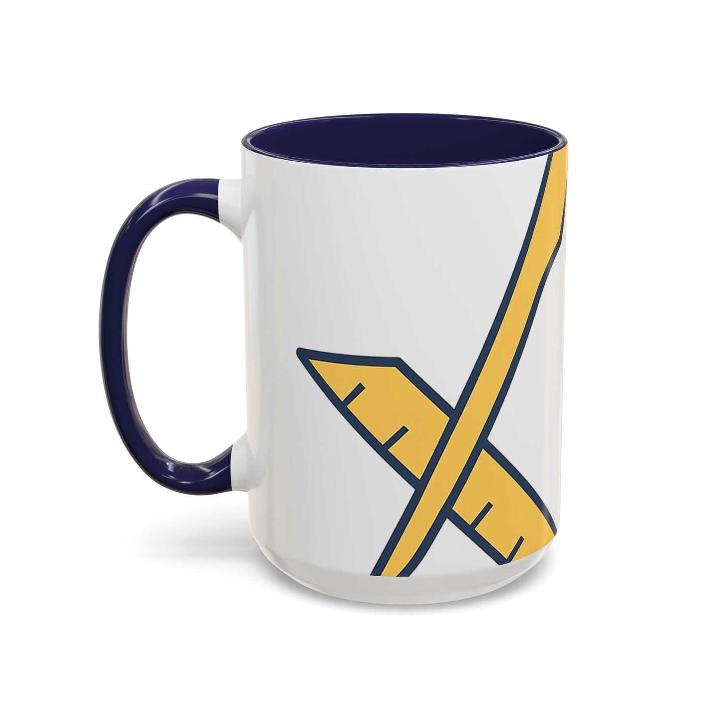 Plain Square and compass — Accent Mug 11/15oz