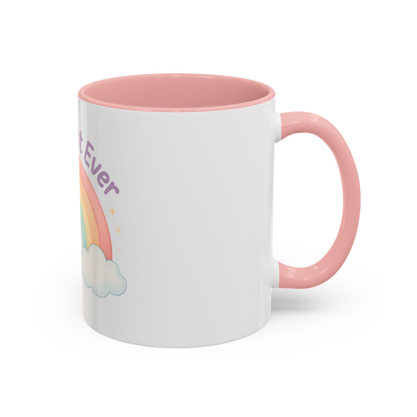 Best Aunt Ever Rainbow Coffee Mug, Gift for Aunts, 11oz, 15oz, Cute Mug, Birthday Gift, Unique Coffee Cup