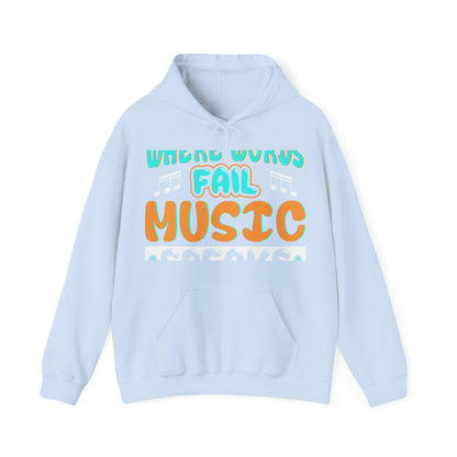 Music (28) — Unisex Heavy Blend Hoodie (G18500)