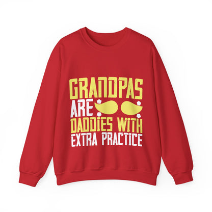 Grandpas are daddies with extra practice-02 — Unisex Heavy Blend Crewneck (G18000)