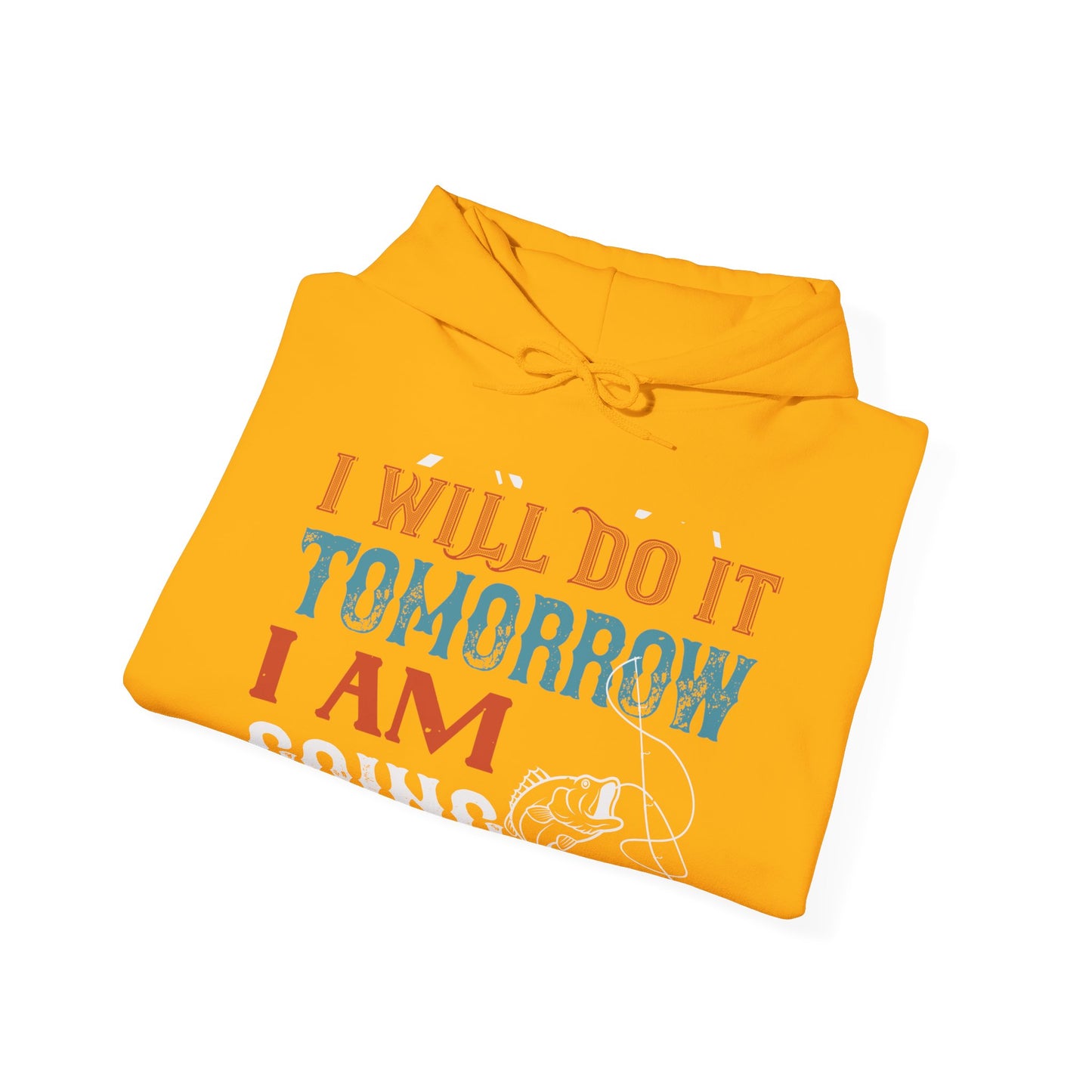 I WILL DO IT TOMORROW-01 — Unisex Heavy Blend Hoodie (G18500)