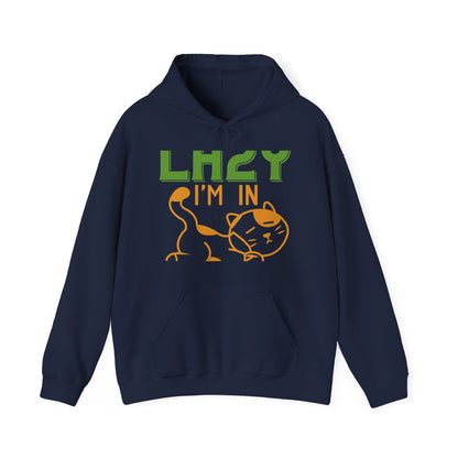 iΓÇÖm not lazy iΓÇÖm in quarantine-01 — Unisex Heavy Blend Hoodie (G18500)