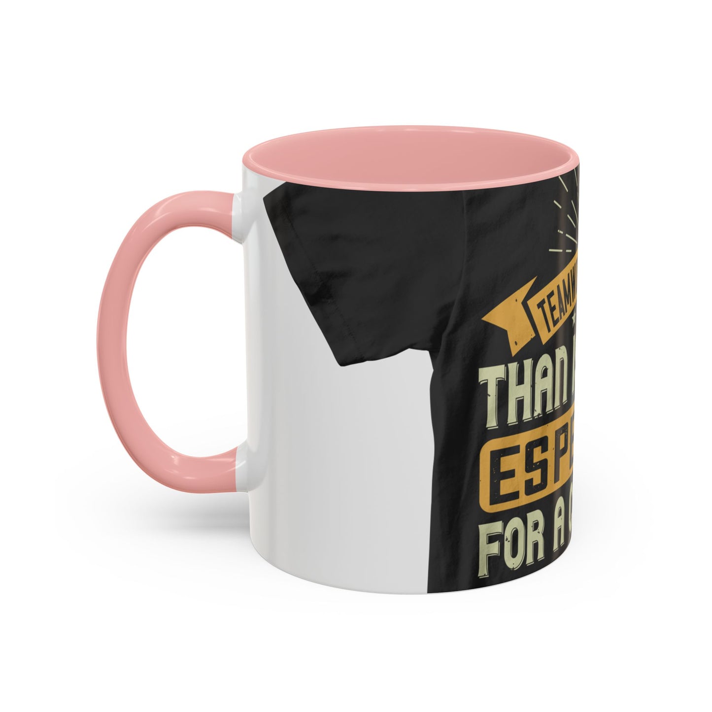 Teamwork is better than isolation, especially for a columnist — Accent Mug 11/15oz