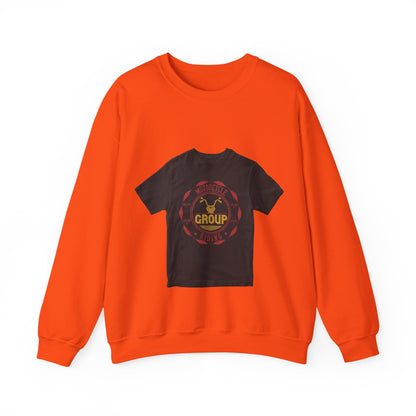 motorcycle group riding — Unisex Heavy Blend Crewneck (G18000)