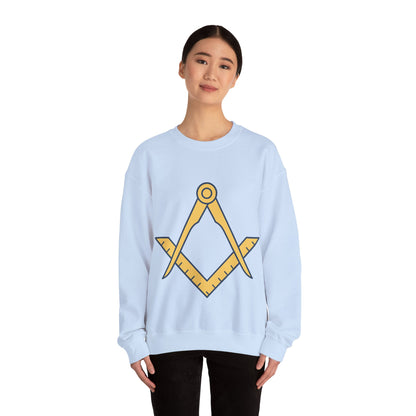 Plain Square and compass — Unisex Heavy Blend Crewneck (G18000)