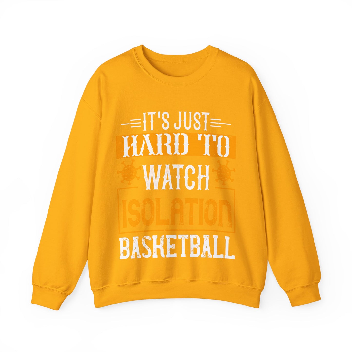 It's just hard to watch isolation basketball-01 — Unisex Heavy Blend Crewneck (G18000)