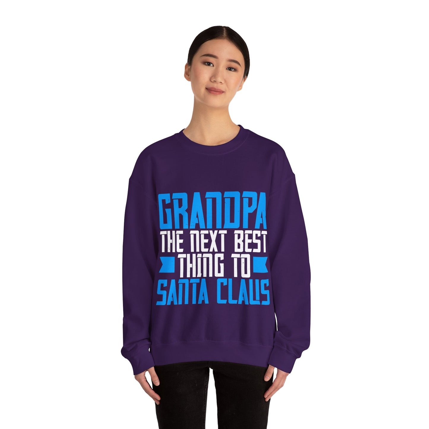 grandpa Santa Claus-01 — Unisex Heavy Blend Crewneck (G18000)