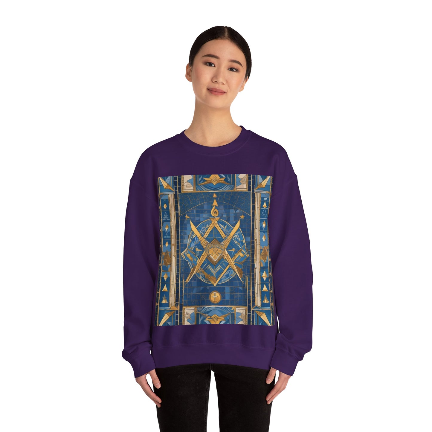 masonic_00035.png — Unisex Heavy Blend Crewneck (G18000)