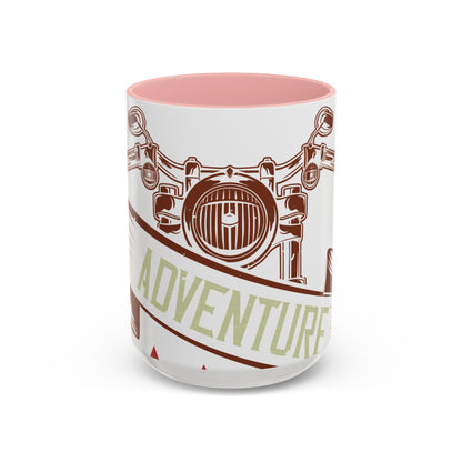 life is either a daring adventure or nothing-01 — Accent Mug 11/15oz