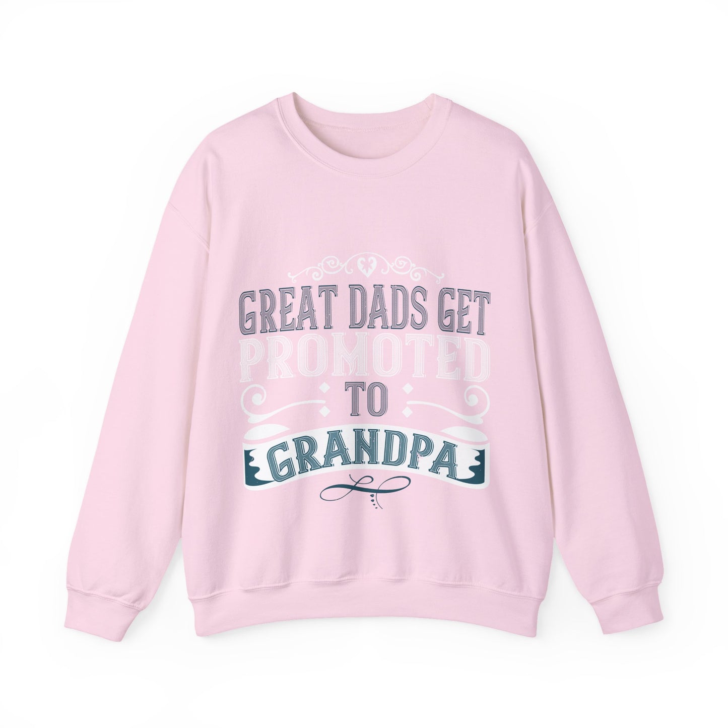 Great dads get promoted to grandpa-2 — Unisex Heavy Blend Crewneck (G18000)