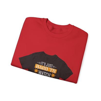 It's just hard to watch isolation basketball — Unisex Heavy Blend Crewneck (G18000)