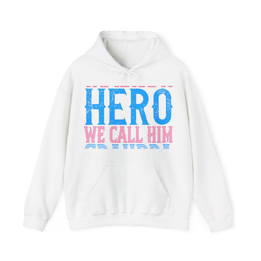 We have a hero, we call him grandpa-01 — Unisex Heavy Blend Hoodie (G18500)