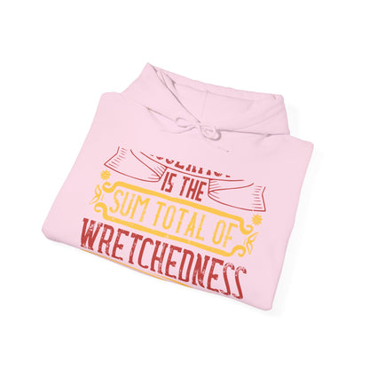 Isolation is the sum total of wretchedness to a man-01 — Unisex Heavy Blend Hoodie (G18500)