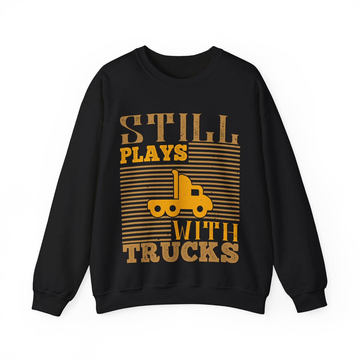 Still Plays With Trucks (2) — Unisex Heavy Blend Crewneck (G18000)