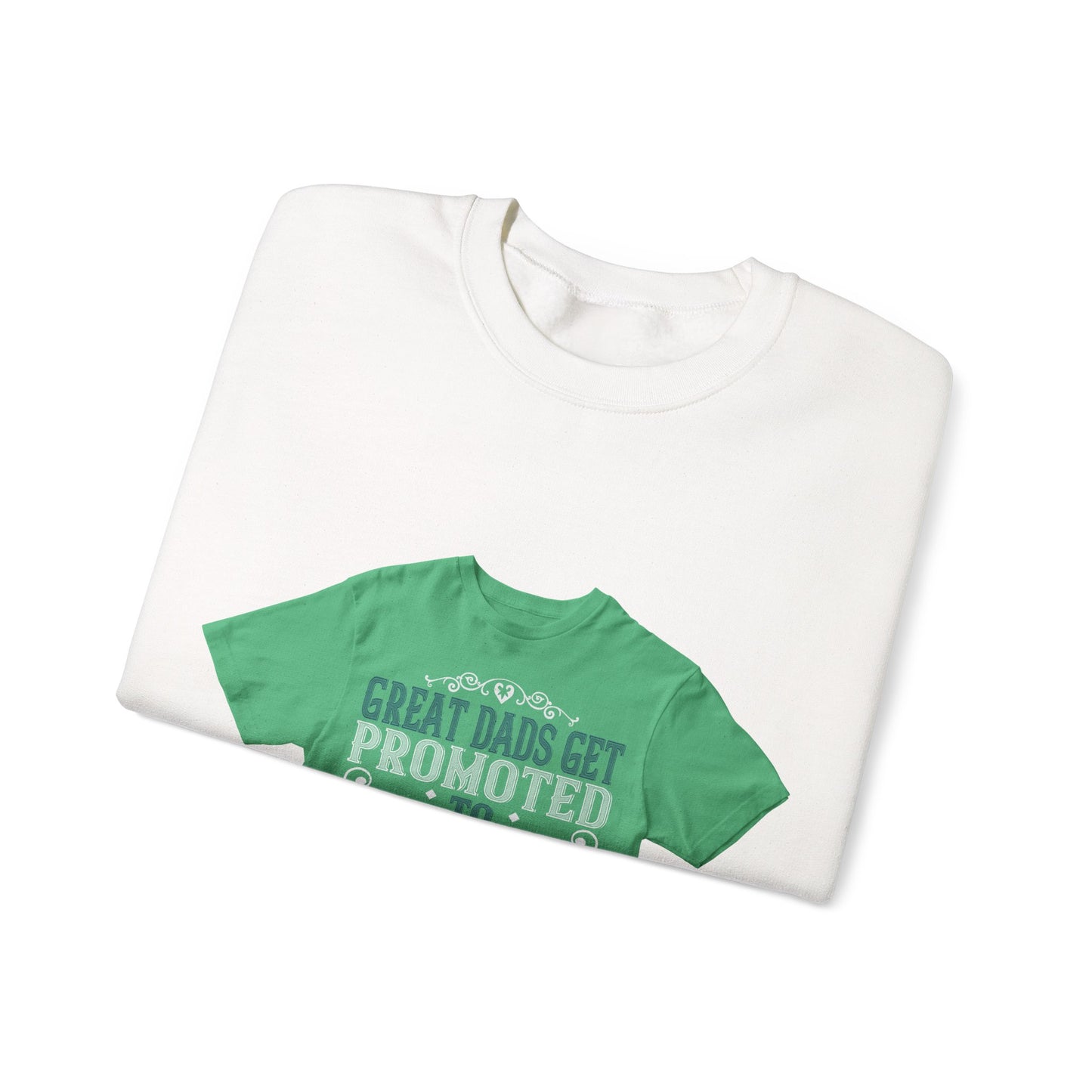 Great dads get promoted to grandpa-02 — Unisex Heavy Blend Crewneck (G18000)