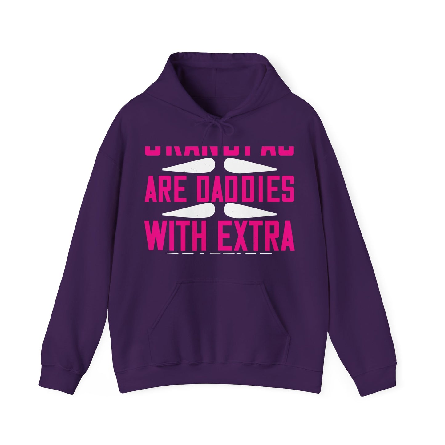 Grandpas are daddies with extra practice-01 — Unisex Heavy Blend Hoodie (G18500)