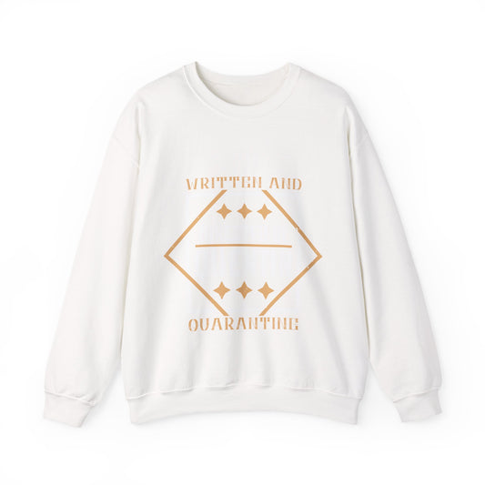 written and directed by quentin quarantine-01 — Unisex Heavy Blend Crewneck (G18000)
