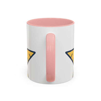 Plain Square and compass — Accent Mug 11/15oz