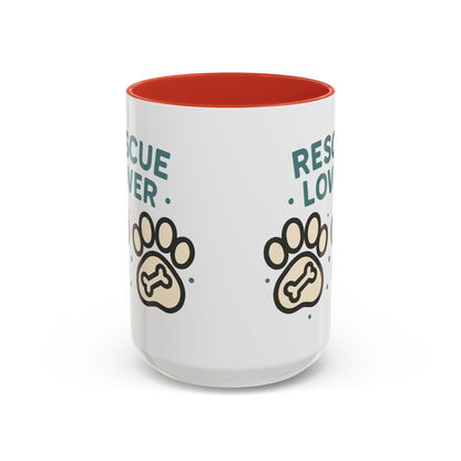 Rescue Lover Coffee Mug, Pet Owner Gift, Animal Rescue Merchandise, Dog Lover Cup, Rescue Pet Appreciation