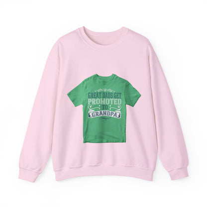 Great dads get promoted to grandpa-02 — Unisex Heavy Blend Crewneck (G18000)