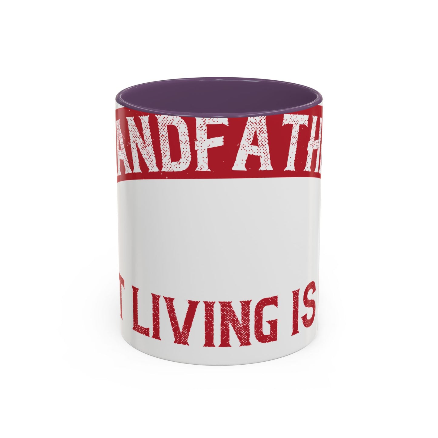My grandfather always said that living is like licking honey off a thorn-01 — Accent Mug 11/15oz