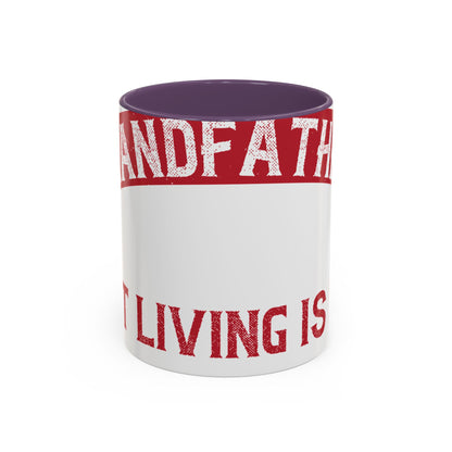 My grandfather always said that living is like licking honey off a thorn-01 — Accent Mug 11/15oz