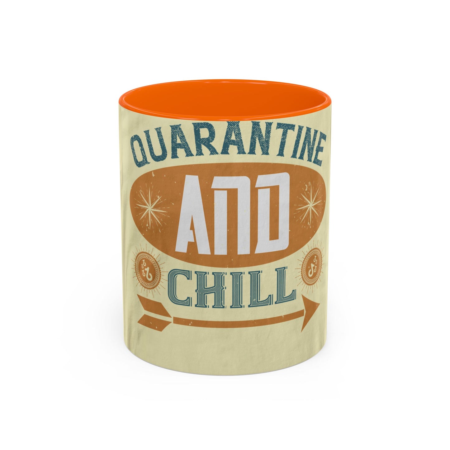 quarantine and chill1 — Accent Mug 11/15oz