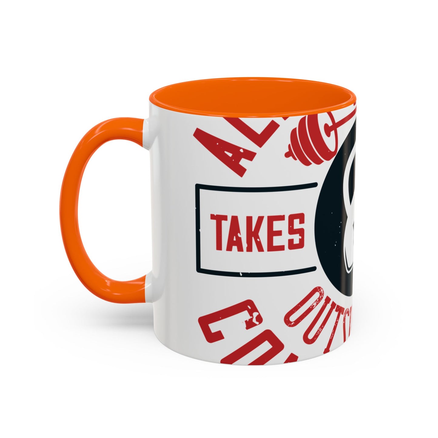 All progress takes place outside the comfort zone-01 — Accent Mug 11/15oz