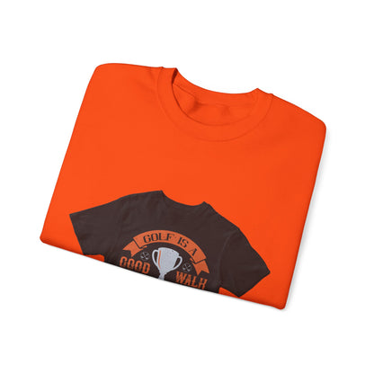 Golf is a good walk spoiled — Unisex Heavy Blend Crewneck (G18000)