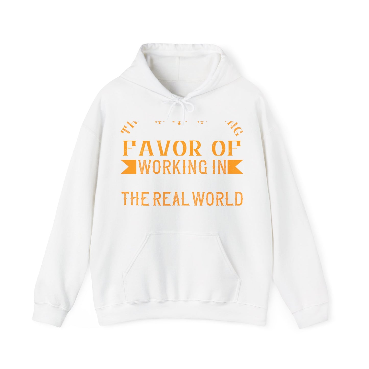 There 's something to be said in favor of working in isolation in the real world-01 — Unisex Heavy Blend Hoodie (G18500)